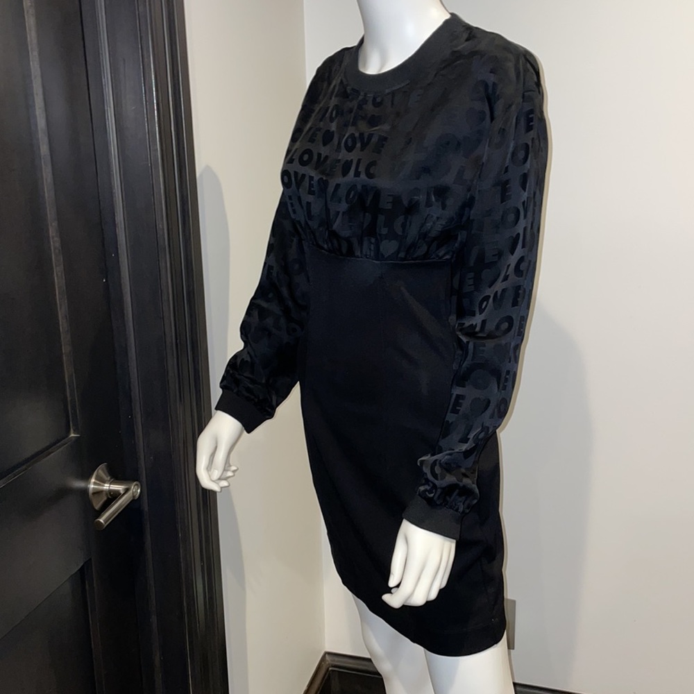 🔥LOVE MOSCHINO BLACK DRESS SIZE 4US BRAND NEW WITH TAGS🔥 Showstopper